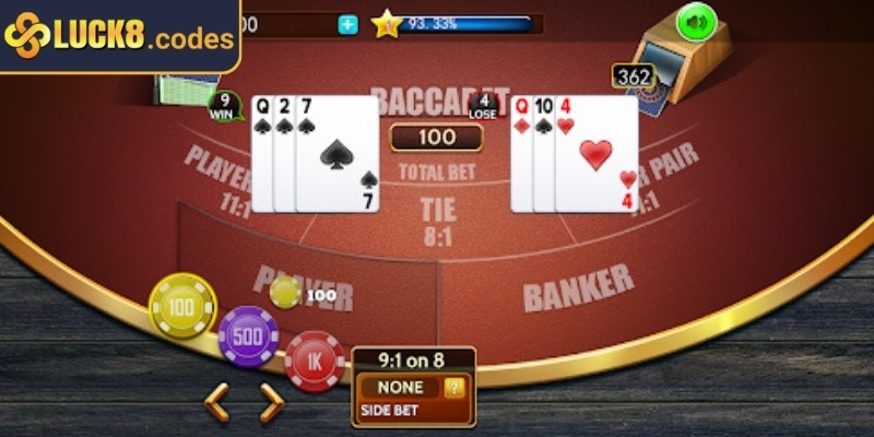 Cách Tính Điểm Baccarat Luck8 Chi Tiết Cho Tân Thủ 2 Nguyên tắc lấy điểm hàng đơn vị