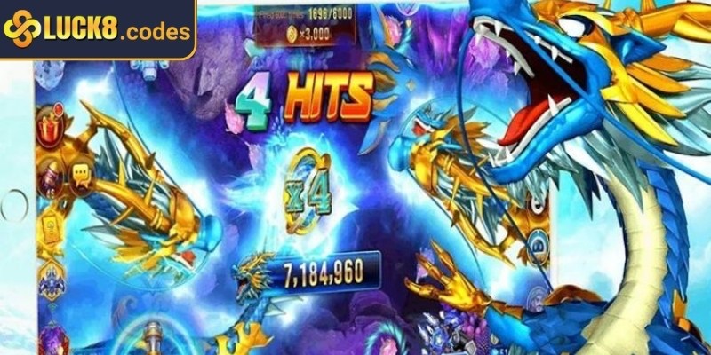 Dragon Fortune Luck8 – Thế Giới Bắn Cá Rồng Huyền Bí 2 Có nhiều chế độ đi săn thưởng trong game
